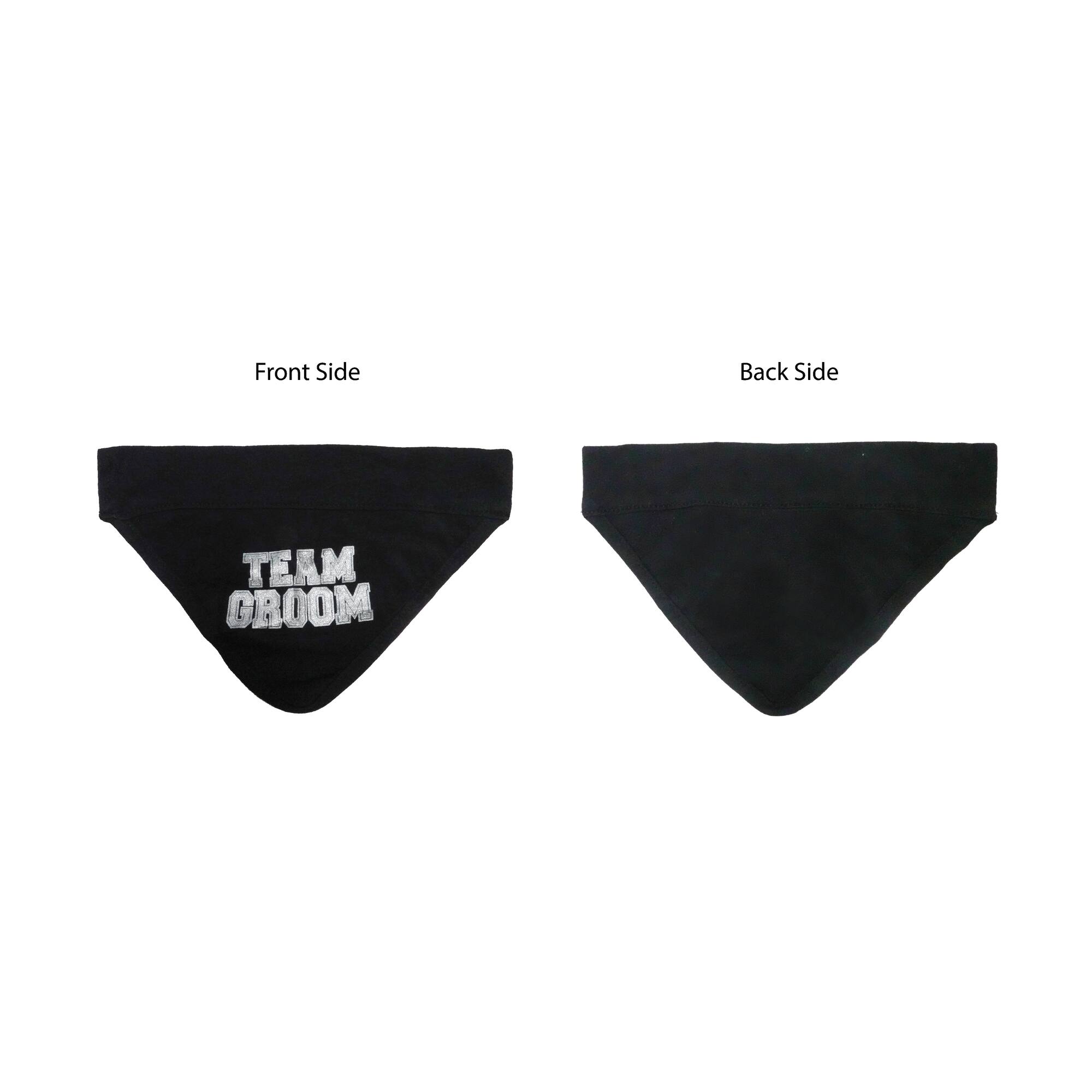 Best Furry Friends Black Team Groom Bandana Collar Slide